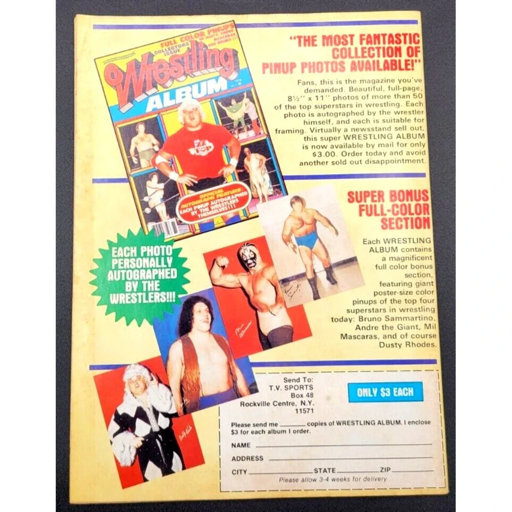 SPORTS REVIEW WRESTLING MAY 1980 IVAN KOLOFF OLE ANDERSON BRUISER BRODY‎ FUNK